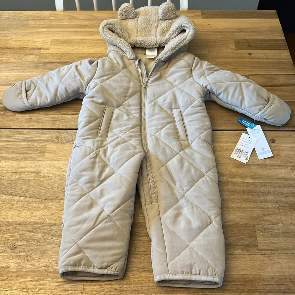 CARTERS baby quilted hooded pram